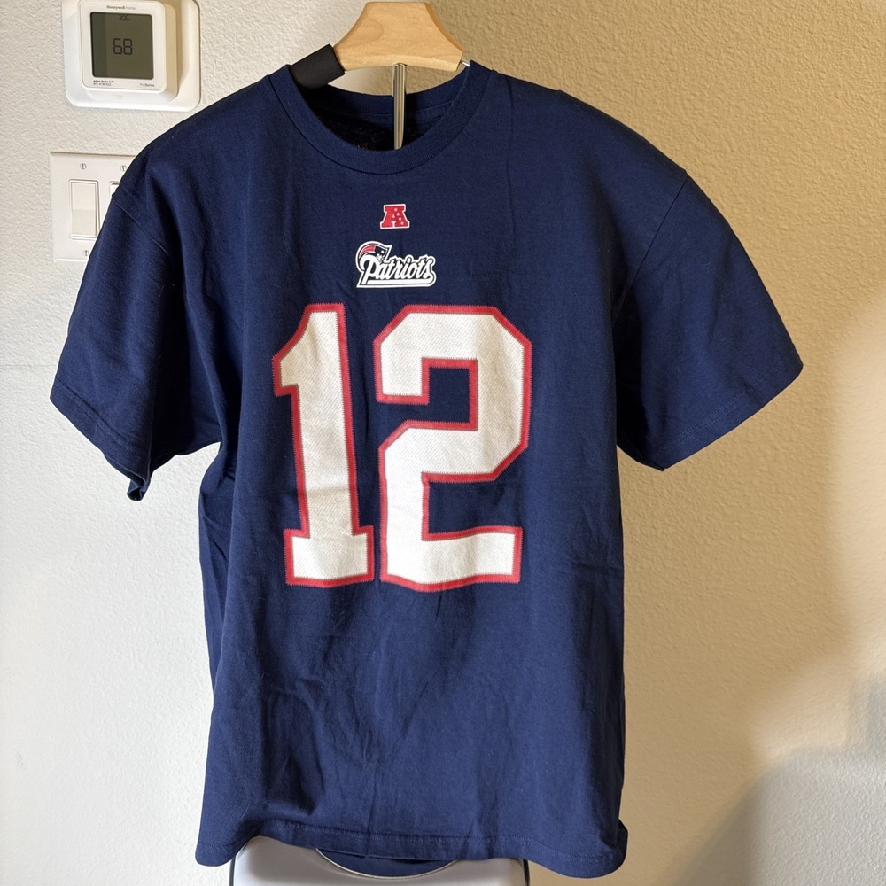 New England Patriots Tom Brady #12 Men's‎ Size L